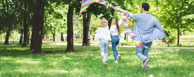 Family outdoors 1