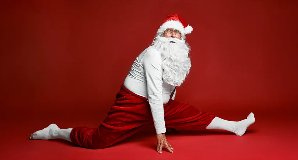 Santa Stretching